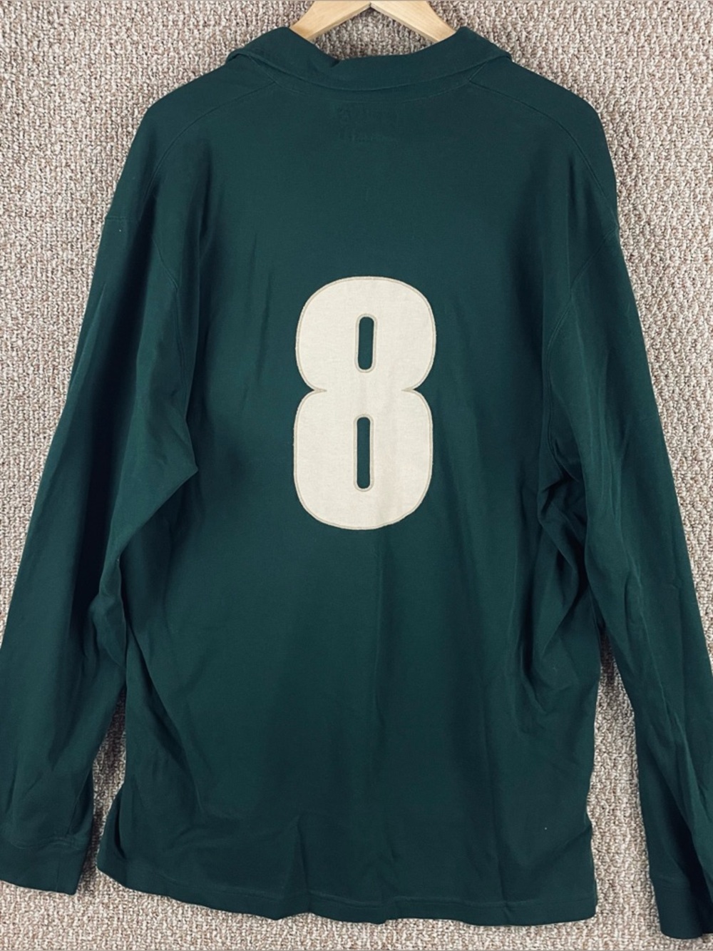 Vintage Abercrombie Fitch Rugby Shirt Mens Large Y2K Preppy Long Sleeve 90s T274